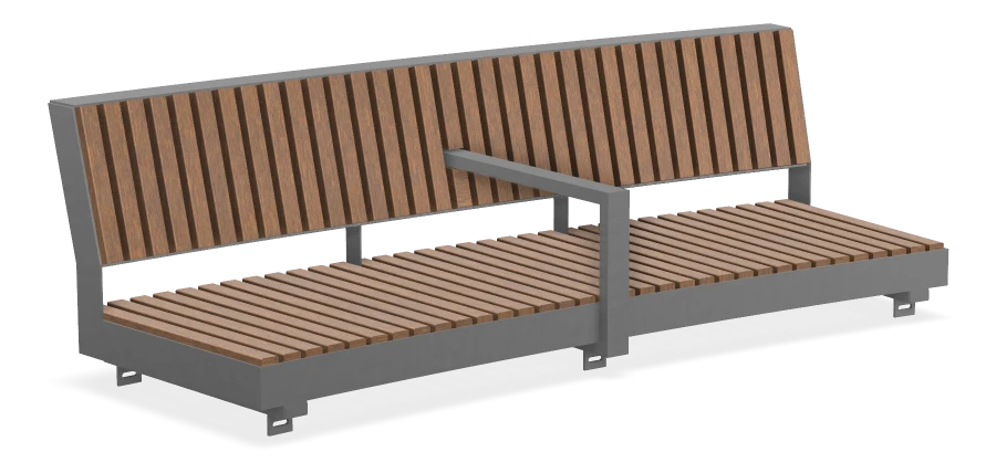 UBCO Curved Bench - Accoya