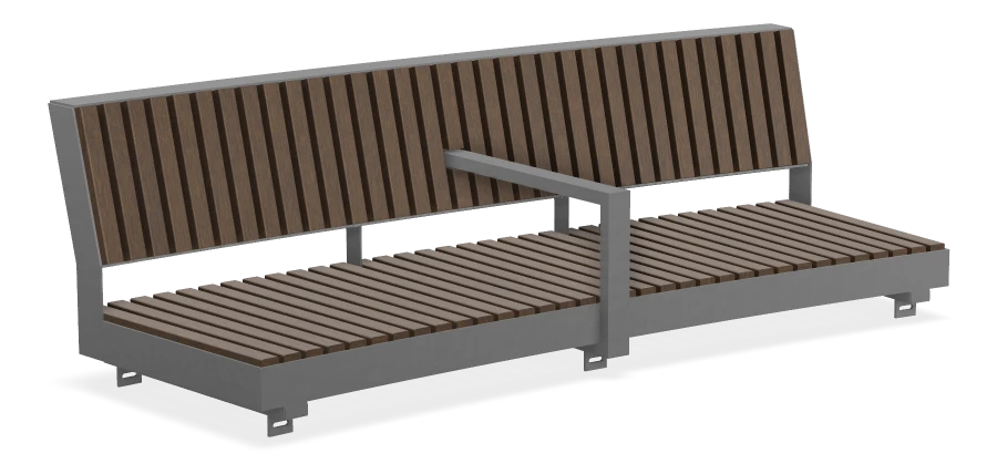 UBCO Curved Bench - Accoya