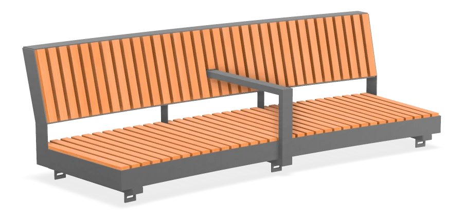 UBCO Curved Bench - Accoya