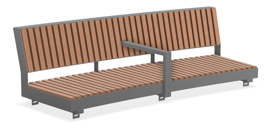 UBCO Curved Bench - Accoya