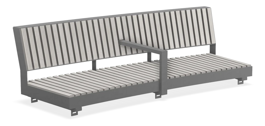 UBCO Curved Bench - Accoya