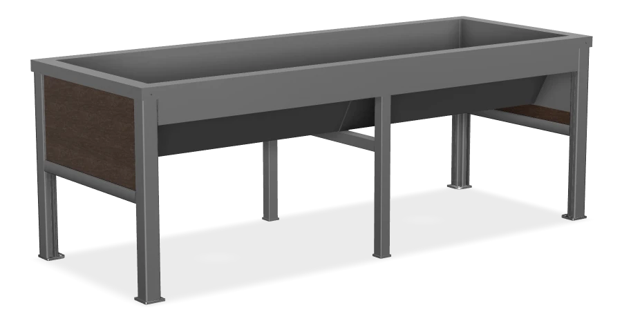 Rutherford 4 Space Wheelchair Accessible Planter