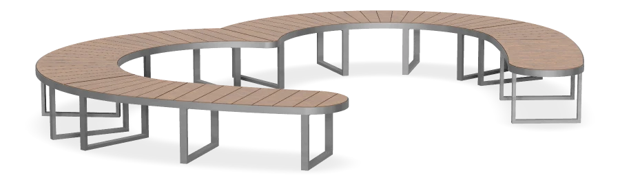 Heart Shaped Bench