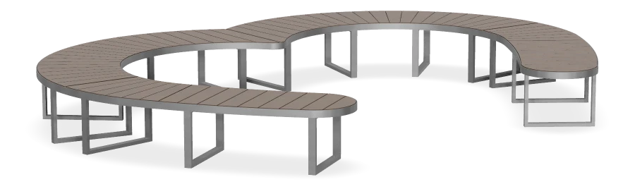Heart Shaped Bench