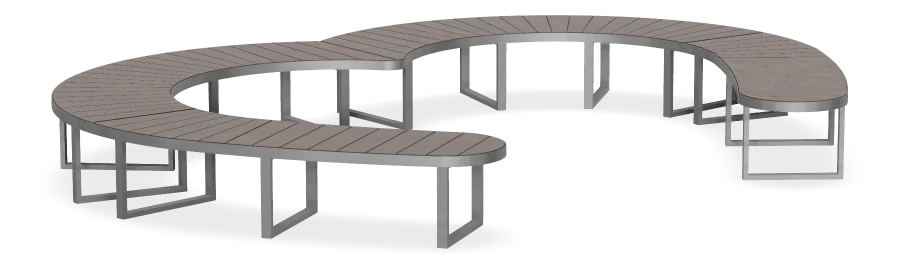 Heart Shaped Bench