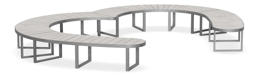 Heart Shaped Bench