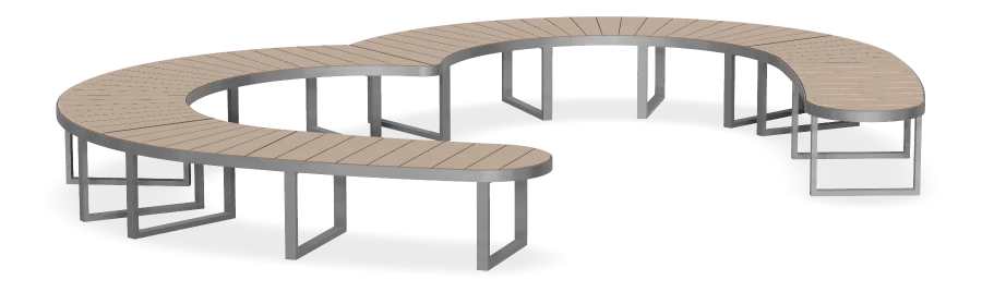 Heart Shaped Bench