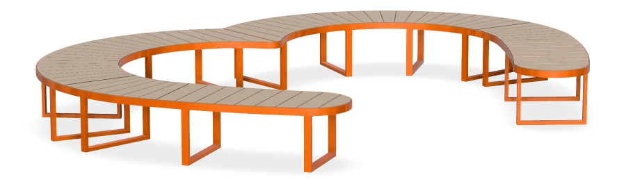 Heart Shaped Bench