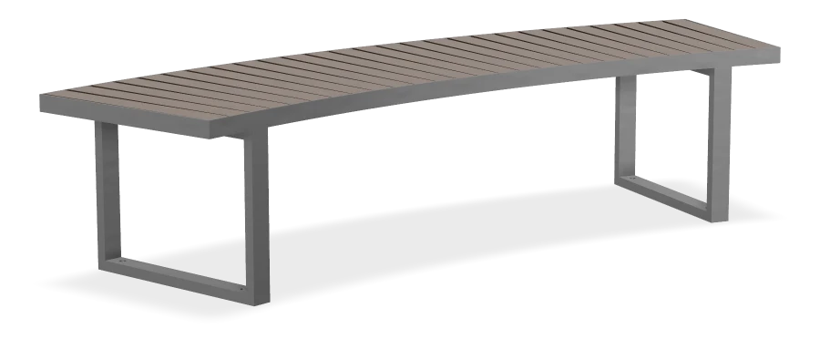 Skyline Curved Bench 6ft
