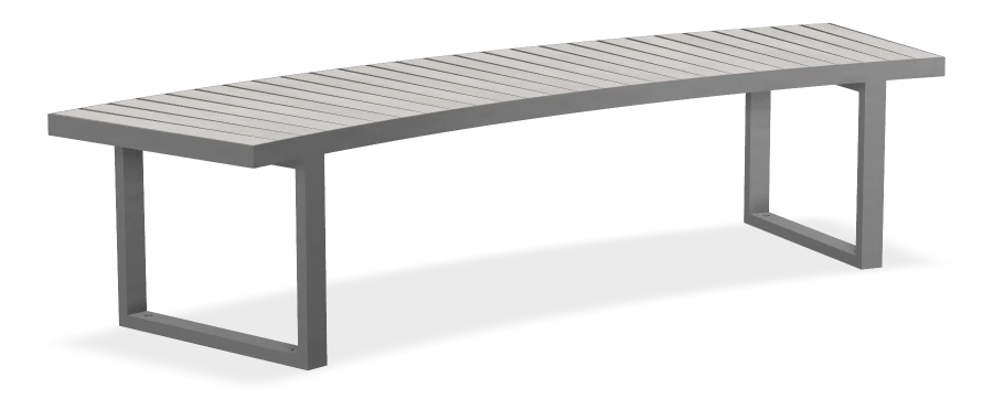 Skyline Curved Bench 6ft