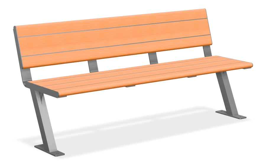 Bayside Bench without Armrests 6ft