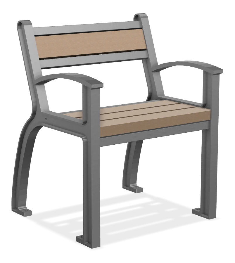 Beselt Chair with Recycled Plastic 2ft