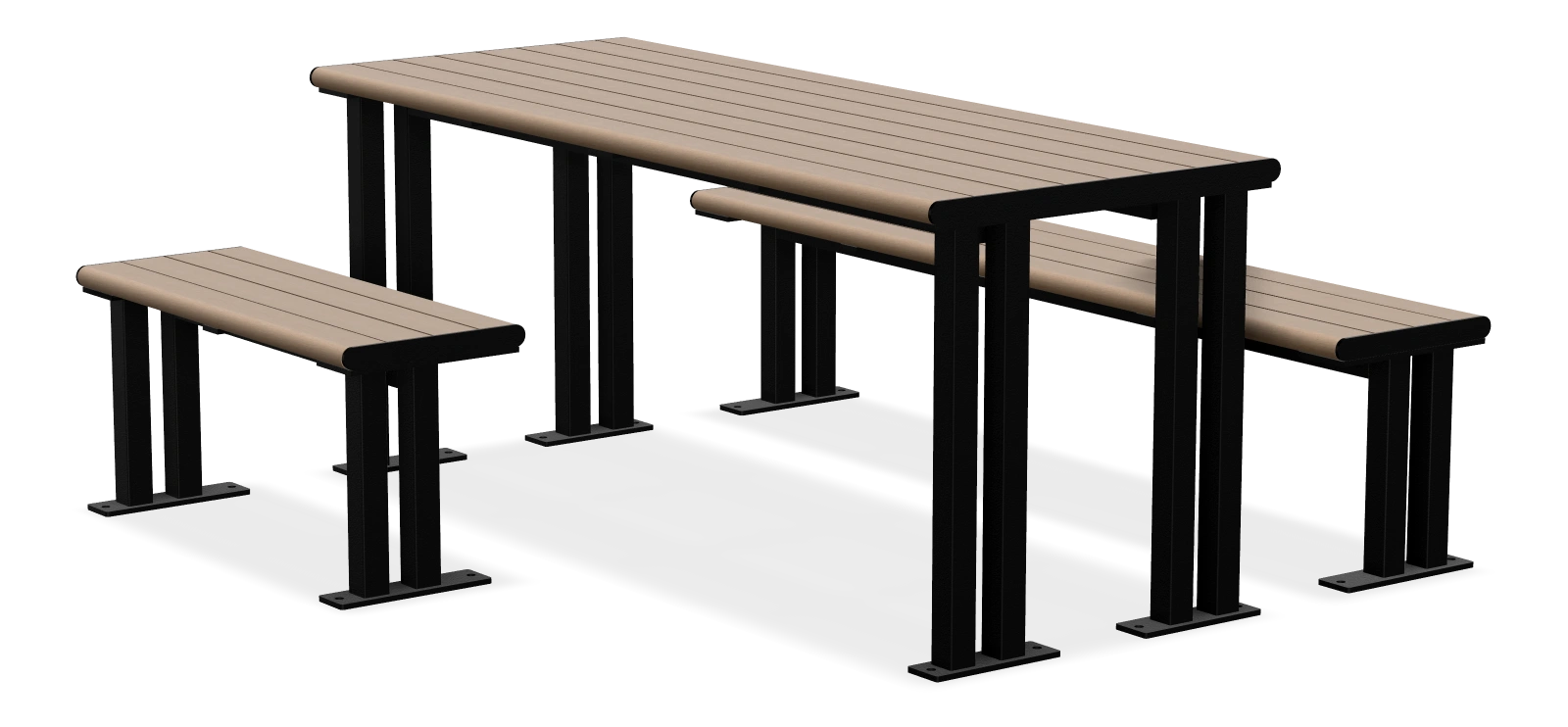 Larson Wheelchair Accessible Picnic Table 6ft - Accessibility on One Side