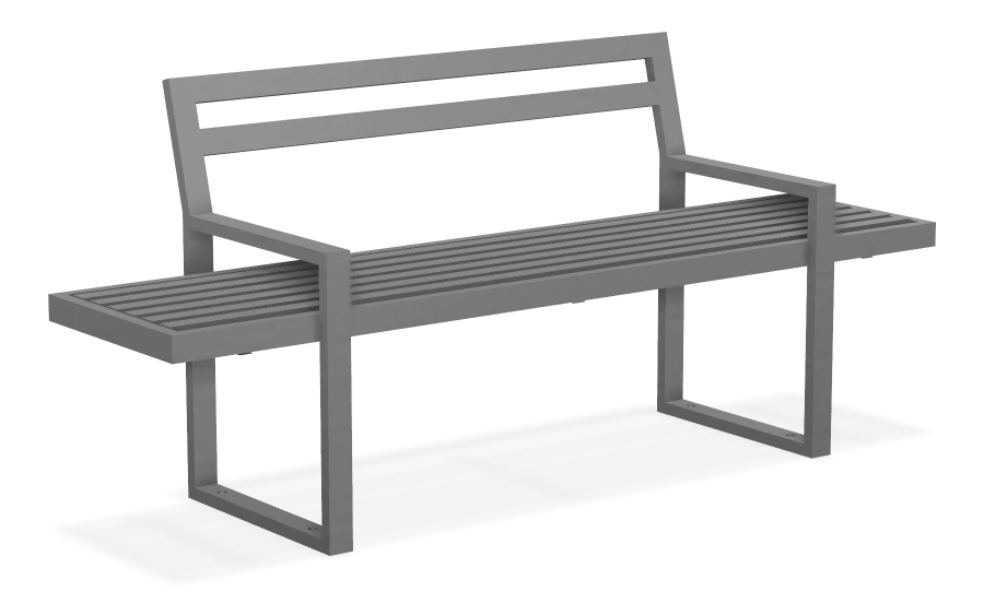 Skyline Aluminum Bench 6ft