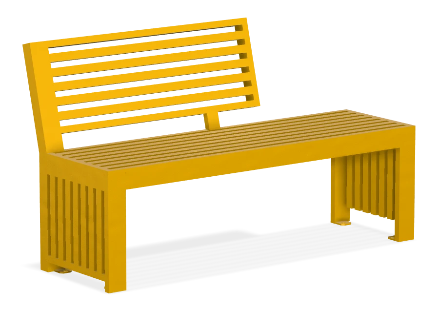 Urban Form Aluminum Bench 5ft