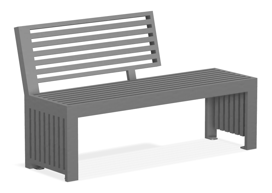 Urban Form Aluminum Bench 5ft