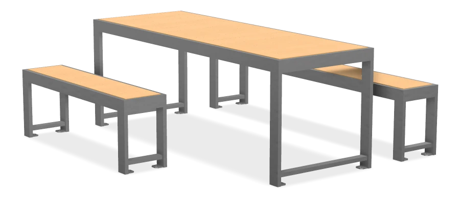 Urban Form Wheelchair Accessible Picnic Table