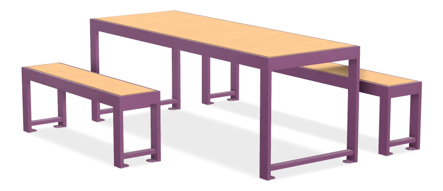 Urban Form Wheelchair Accessible Picnic Table