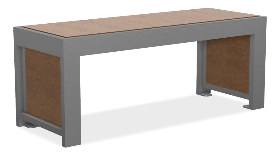 Urban Form Backless Bench 4ft