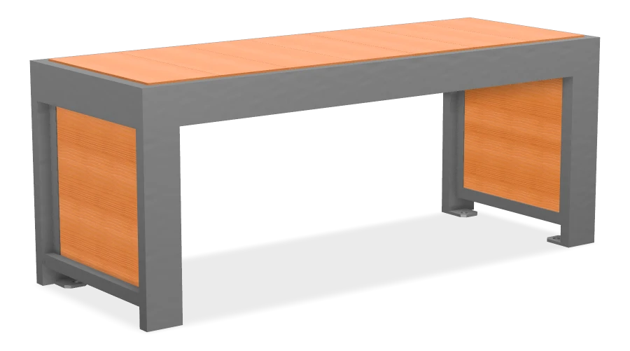 Urban Form Backless Bench 4ft