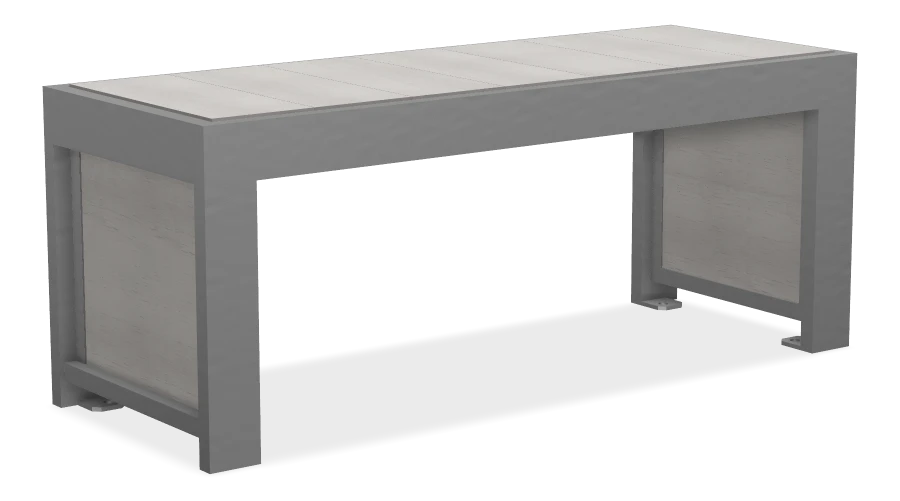 Urban Form Backless Bench 4ft