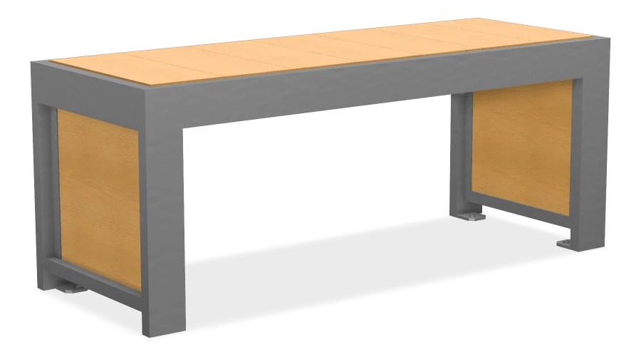 Urban Form Backless Bench 4ft