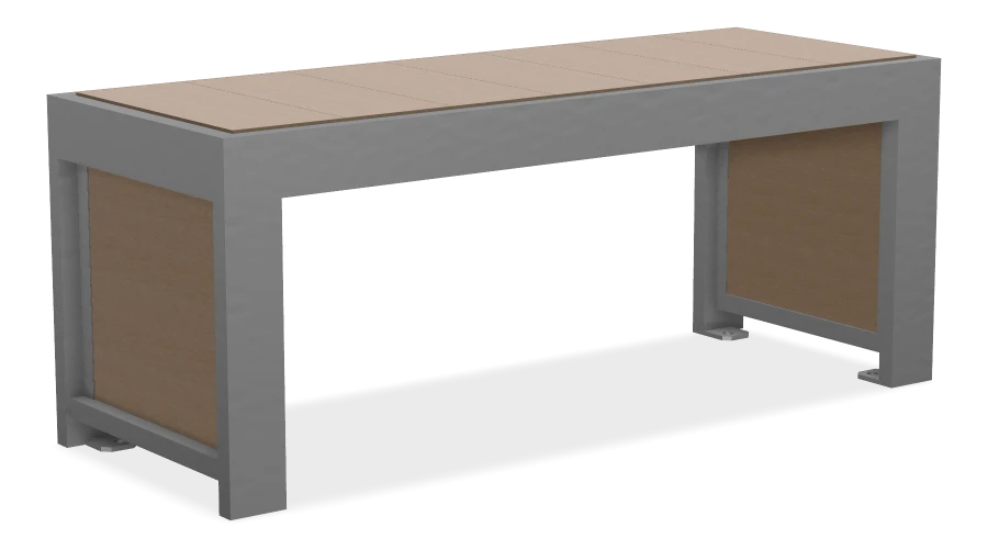 Urban Form Backless Bench 4ft