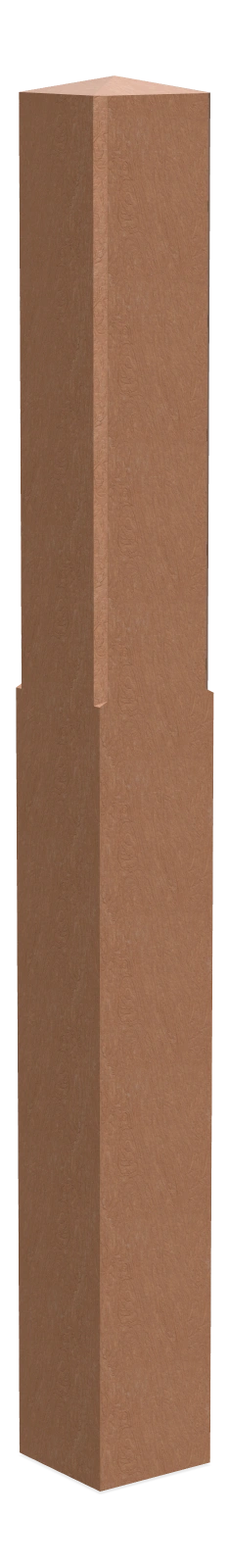Pyramid-Top Bollard - 6"x 6"x 96"