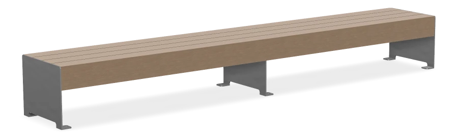 Hutch Backless Bench 12ft