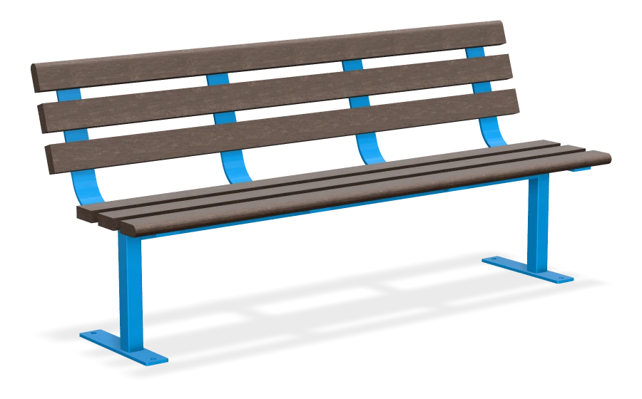 Standard Bench without Armrests 6ft
