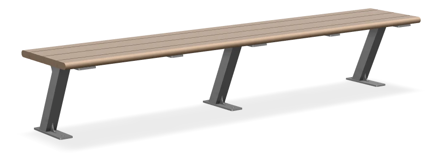 Bayview Backless Bench 8ft