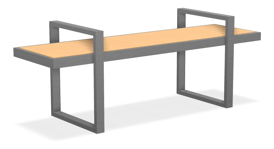Skyline Backless Bench 6ft