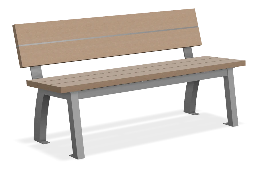 Aylesbury Bench Without Armrests 5ft