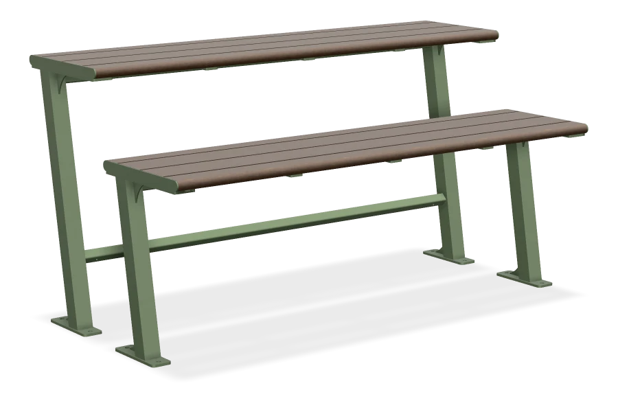 Bistro Bench Table Combo with Single Full-Length Bench