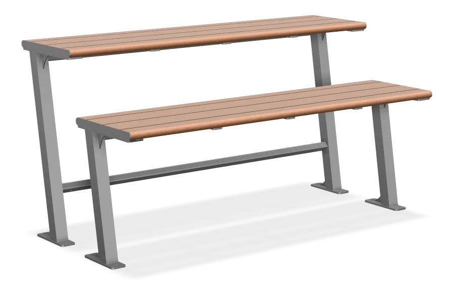 Bistro Bench Table Combo with Single Full-Length Bench