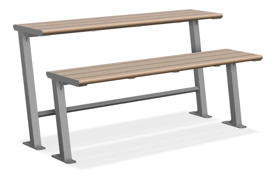 Bistro Bench Table Combo with Single Full-Length Bench