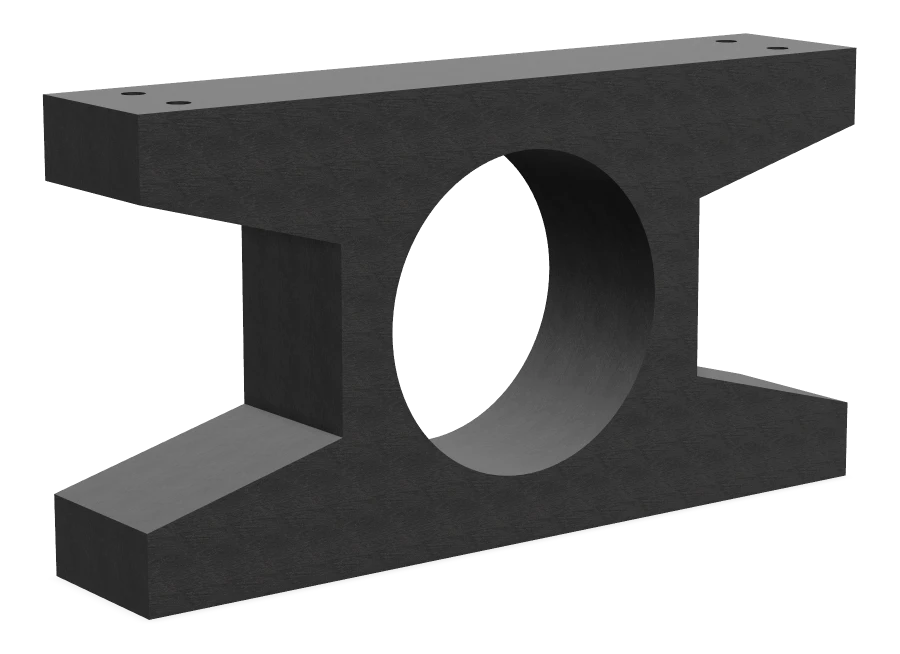Base Ground Anchor - Two legged bench