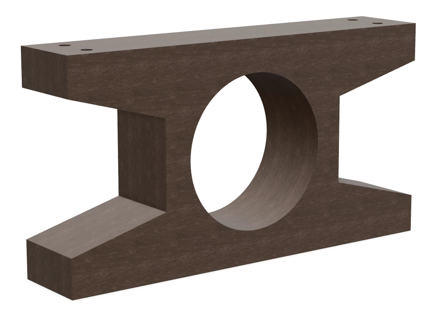 Base Ground Anchor - Two legged bench