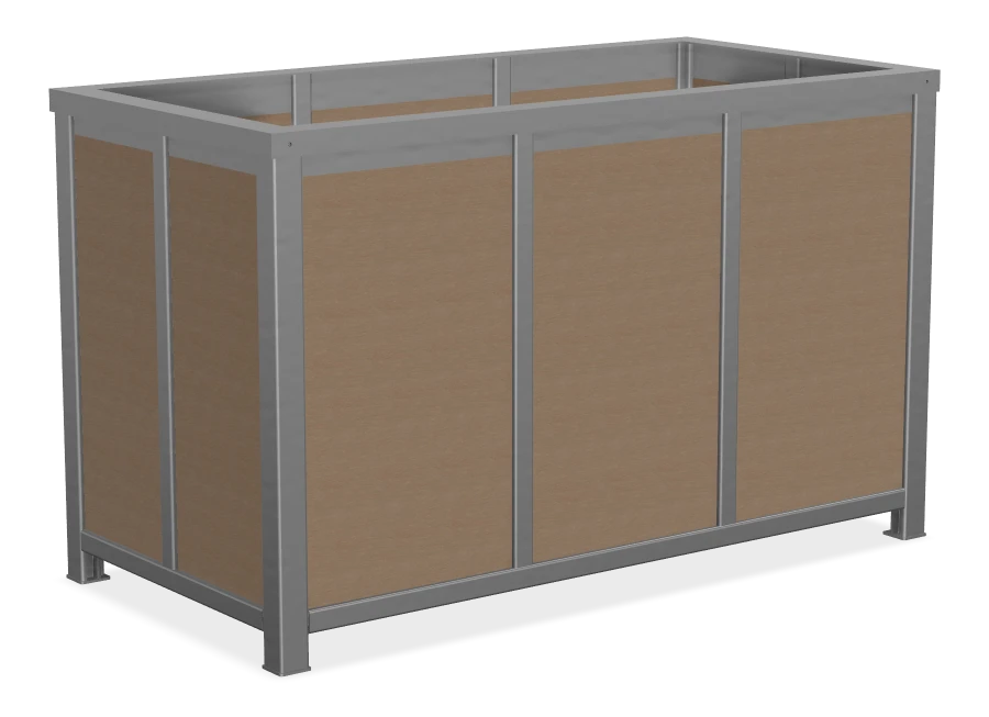 Custom Rutherford Planter Box - 36"L x 72"W x 44"H