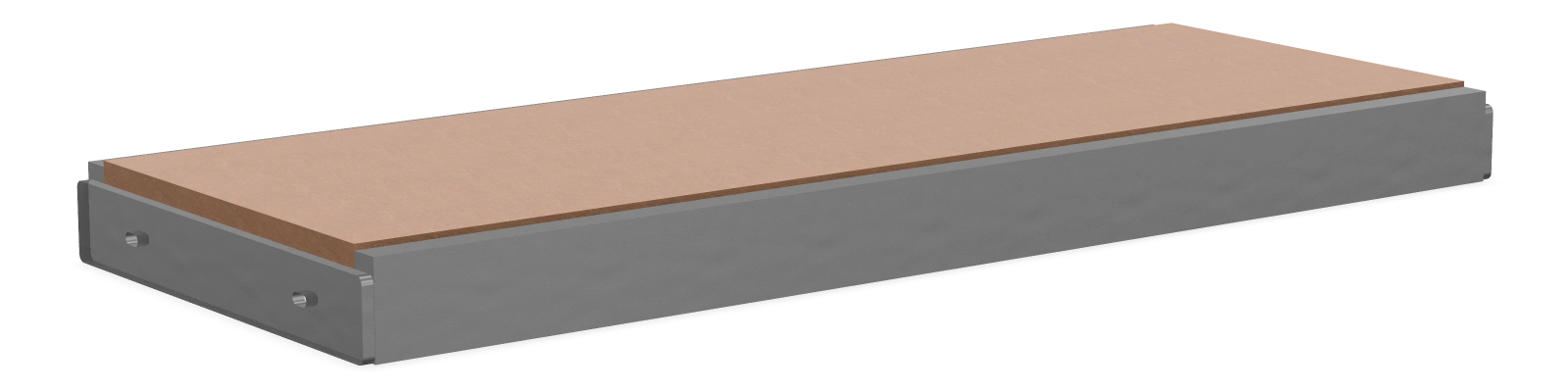 Urban Form 4ft Straight Bench for Urban Form Planter/Bench Combo - No Legs