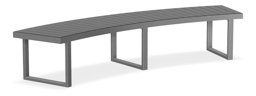 Skyline Curved Bench 3.65m Radius with 2.4m Arc Length