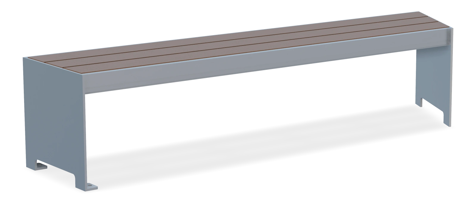 Custom Mackenzie Modular Bench 7ft 130° LEFT FACING ANGLE - Nomodic Project