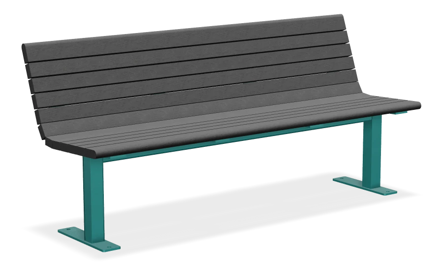 Chat Bench without Armrests 6ft