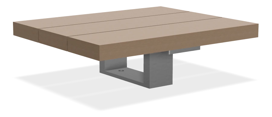 Skyline Wall Top Bench 6ft
