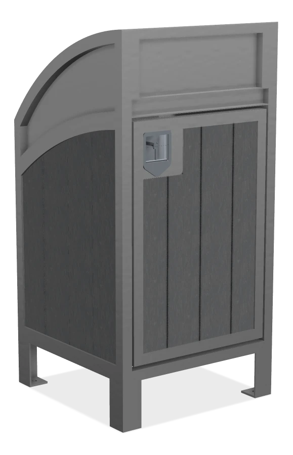 Modena Curved Top Waste Receptacle