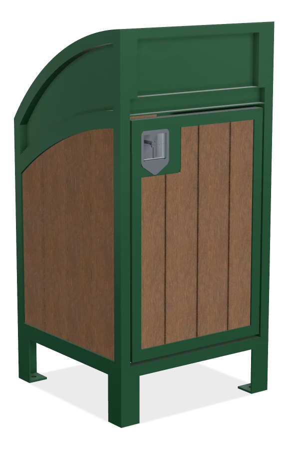 Modena Curved Top Waste Receptacle