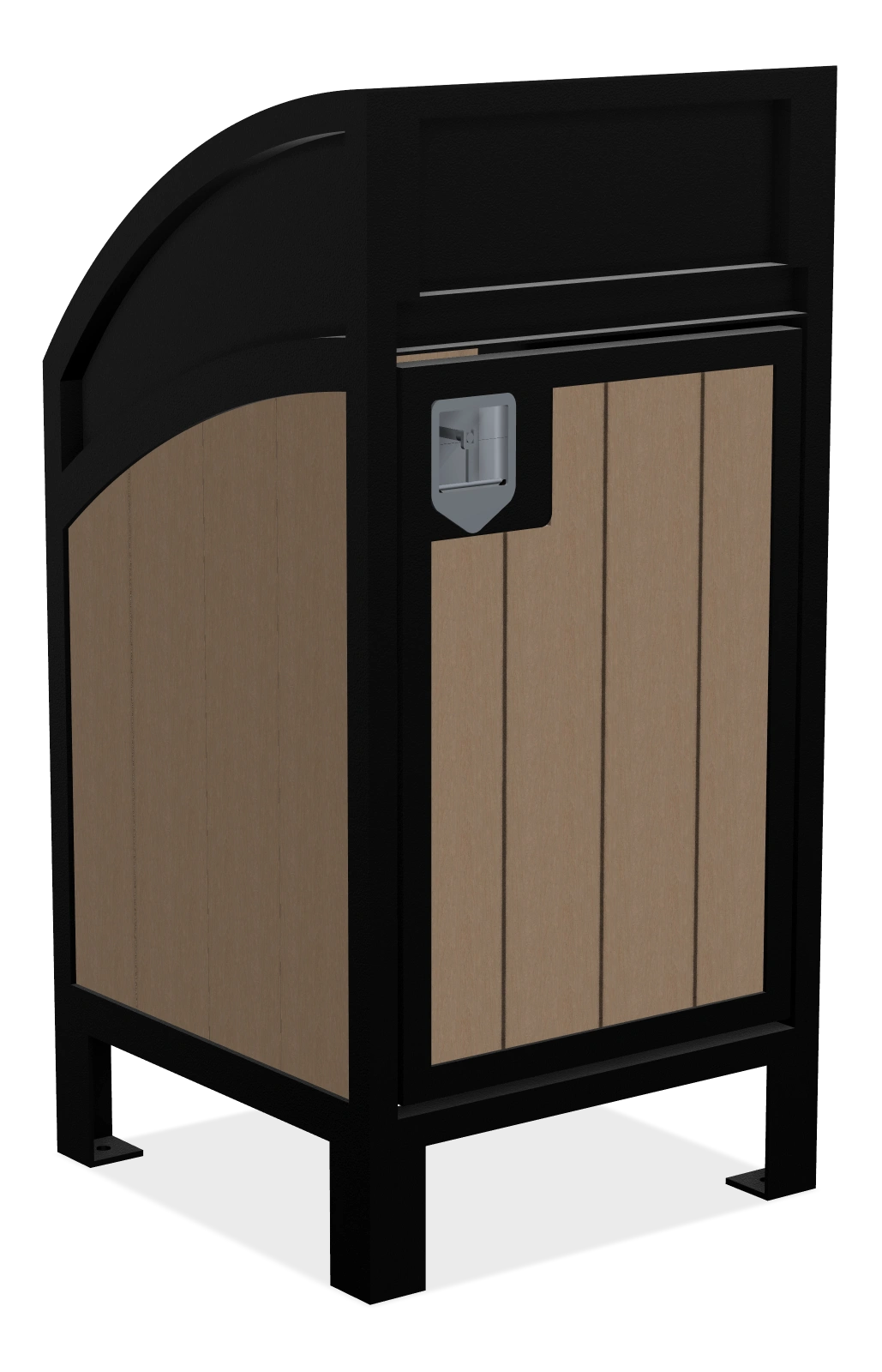 Modena Curved Top Waste Receptacle