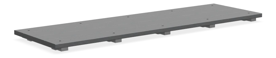 Alpine Bench Topper 3.0m - Dark Bamboo