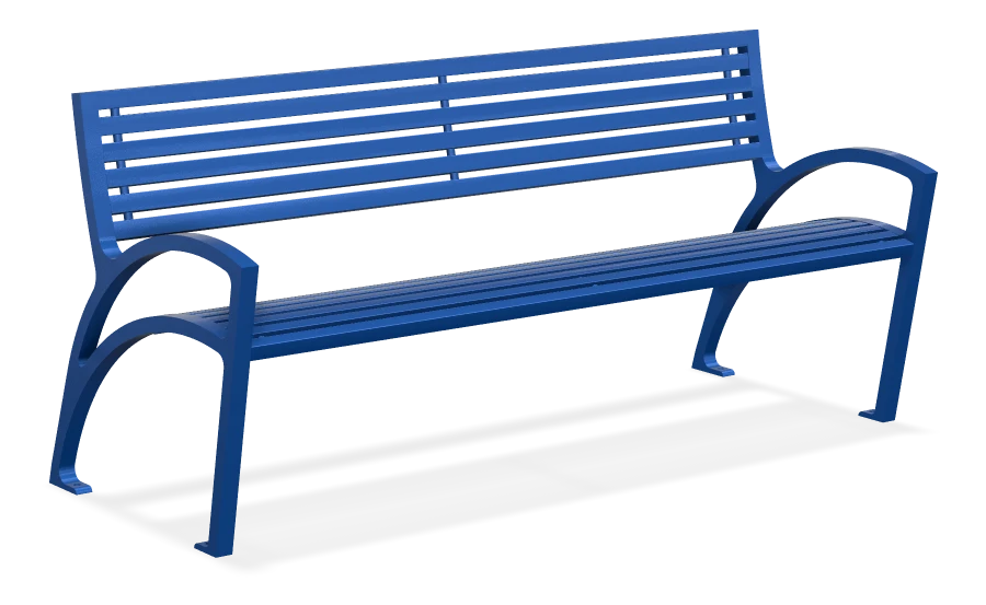 Modena Aluminum Bench 6ft
