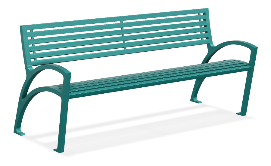Modena Aluminum Bench 6ft